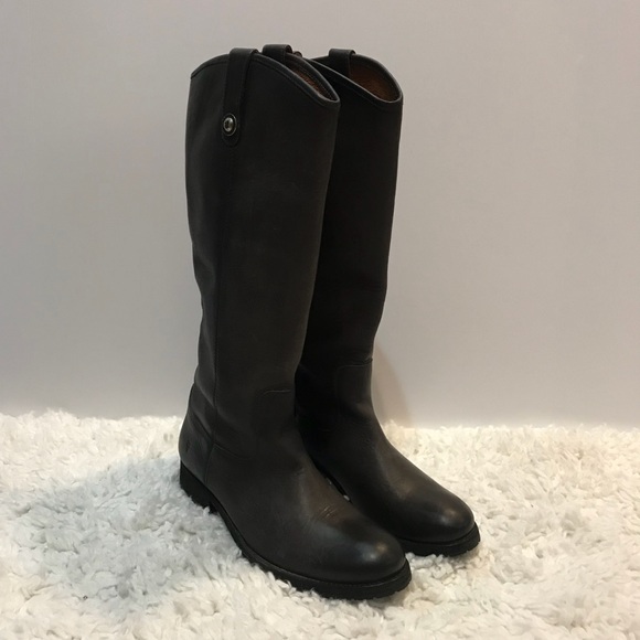 Frye Shoes - Frye Riding Gray Boots